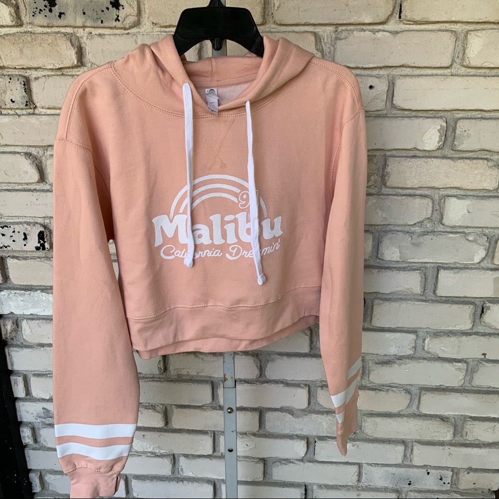 Malibu Ouray crop sweatshirt Malibu California Dreamin